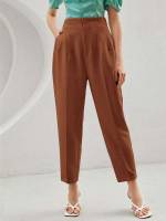  Plain Regular Fit Women Suit Pants 3065