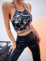 Crop Sexy Figure Women Tops, Blouses  Tee 543