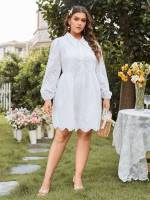  Plain Short Long Sleeve Plus Size Dresses 543