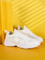 Plain Sporty White Women Shoes 3254