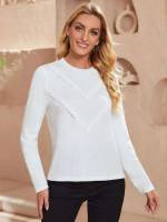  Regular Long Sleeve Regular Fit Women T-Shirts 530