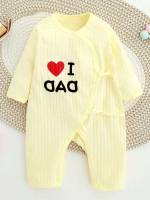 Long Sleeve Round Neck Capris Baby Jumpsuits 9050