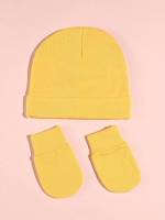  Plain  Baby Hats  Gloves 5430