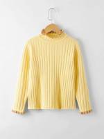 Regular Long Sleeve Cute Girls Sweaters 9342