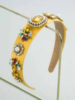  Yellow Gemstone Headbands 1355