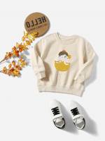  Casual Long Sleeve Cartoon Toddler Girls Clothing 3262