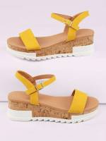 Yellow Plain Shoes 2357