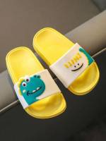 Cartoon  Yellow Kids Slippers 9525