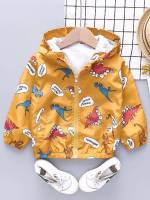  Casual Yellow Letter Kids Clothing 1754