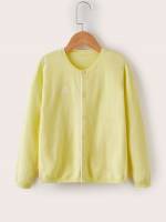  Regular Fit Round Neck Yellow Toddler Girls Clothing 317