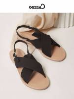  Plain Yellow Women Flat Sandals 308