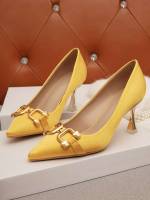 Yellow  Fashionable Shoes 4484