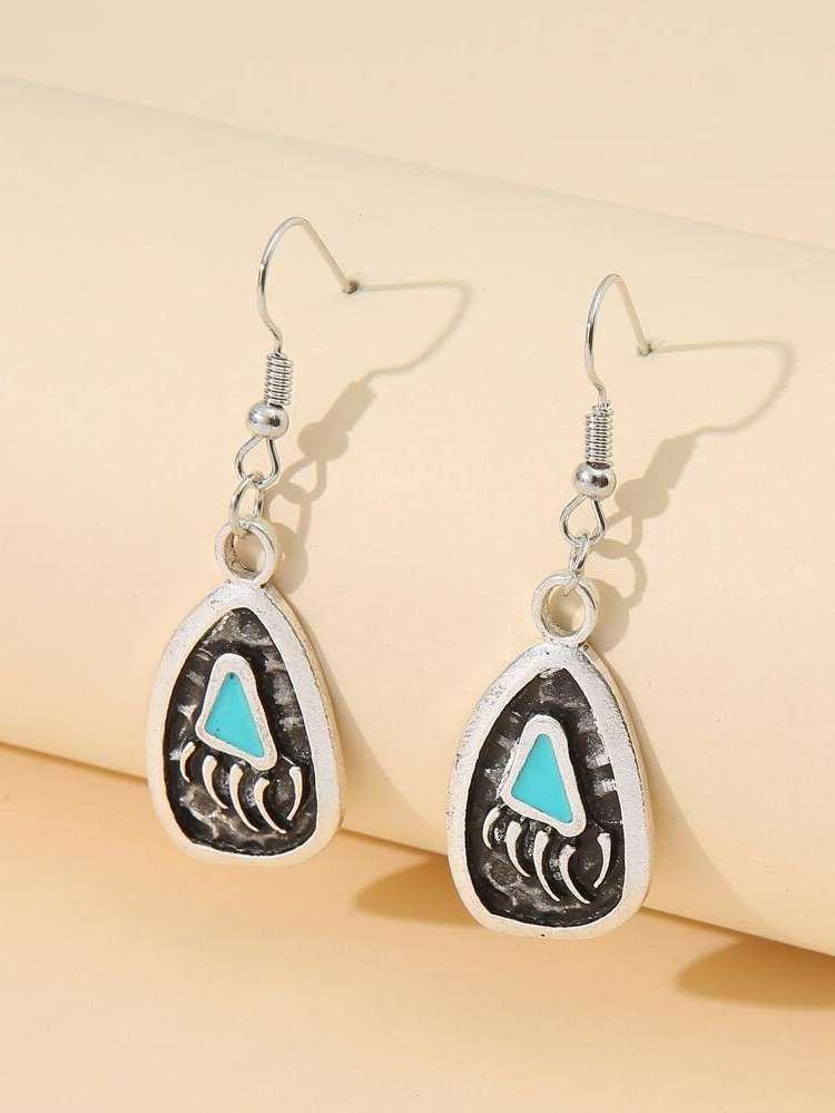 Antique Silver  Earrings 5809