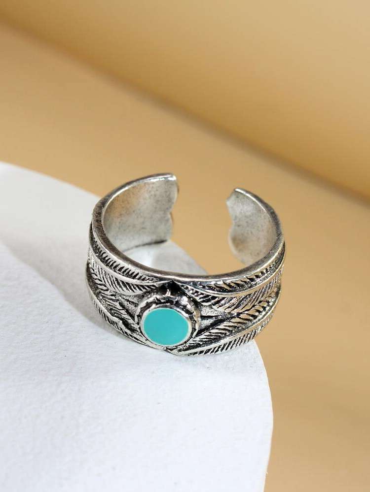  Antique Silver Texture Metal Fashion Jewelry 2633