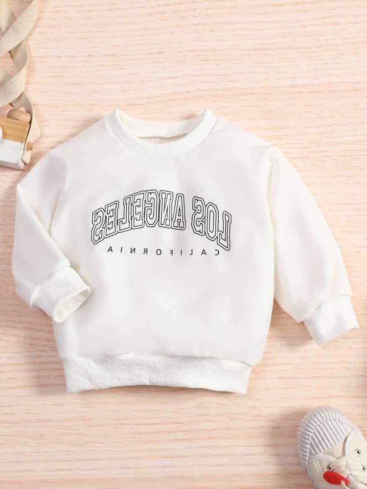  Long Sleeve Apricot Casual Baby Sweatshirts 3987