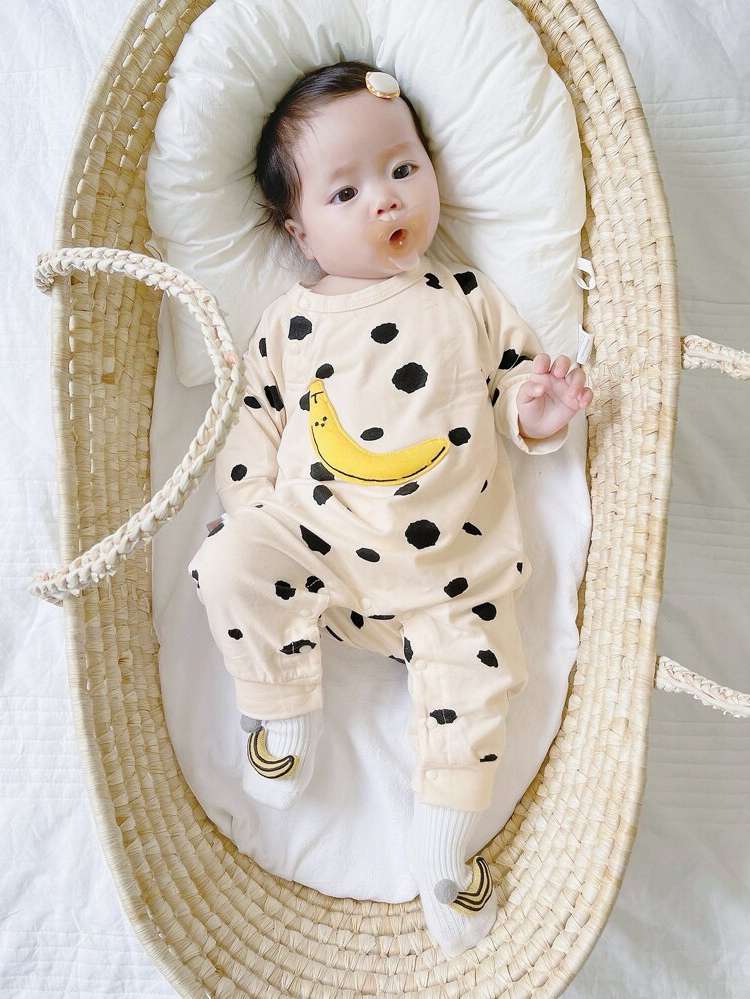 Button Long Sleeve Apricot Casual Baby Clothing 1053