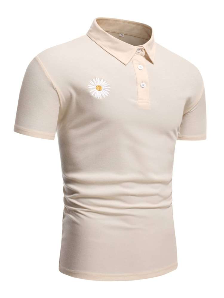  Embroidery Regular Men Polo Shirts 4733