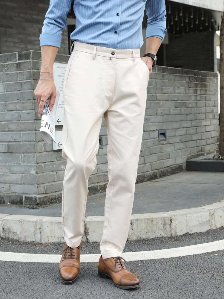 Plain  Button Men Clothing 7009