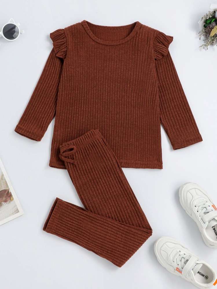  Apricot Round Neck Kids Clothing 8972