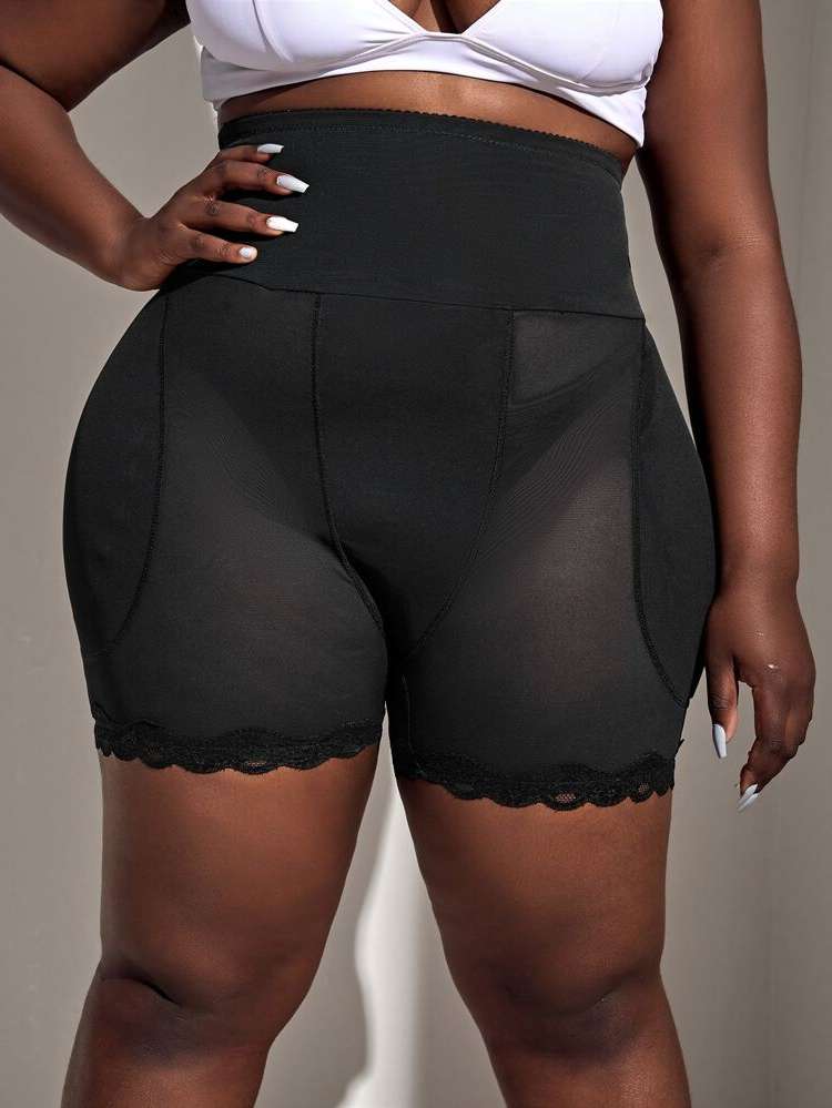  Apricot Plain Plus Size Corsets  Shapewear 135