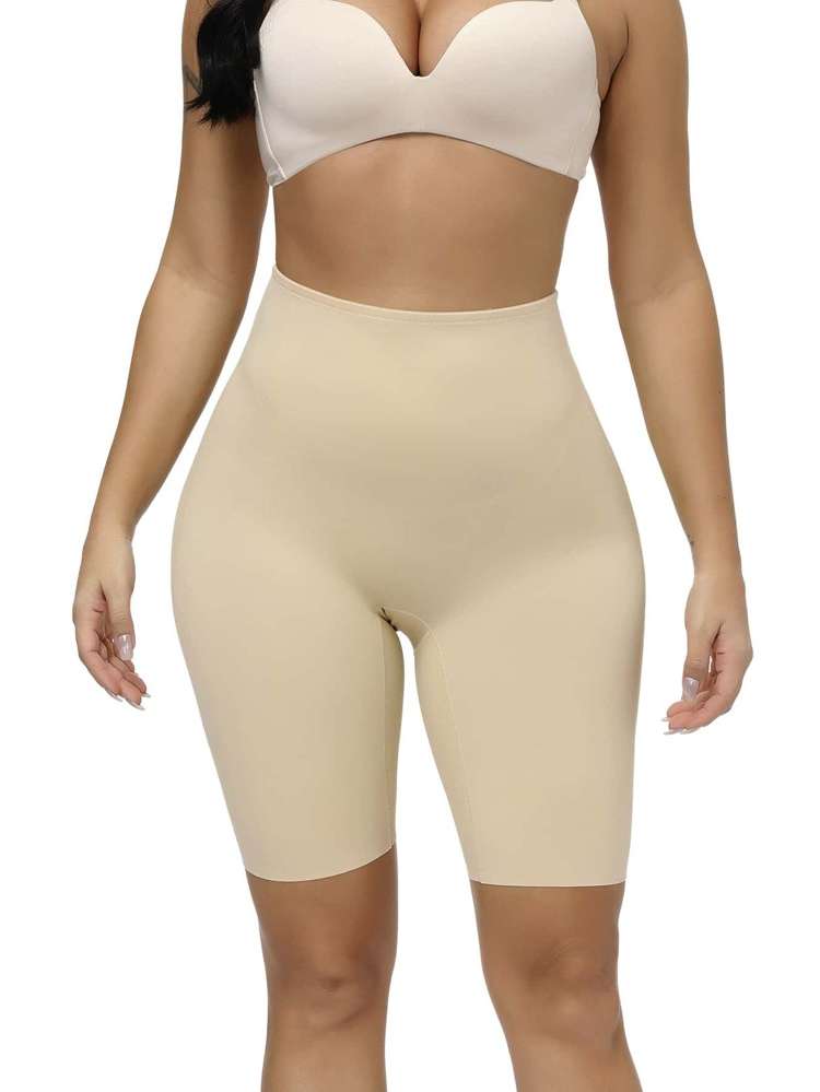  Apricot Plain Women Shapewear 8034