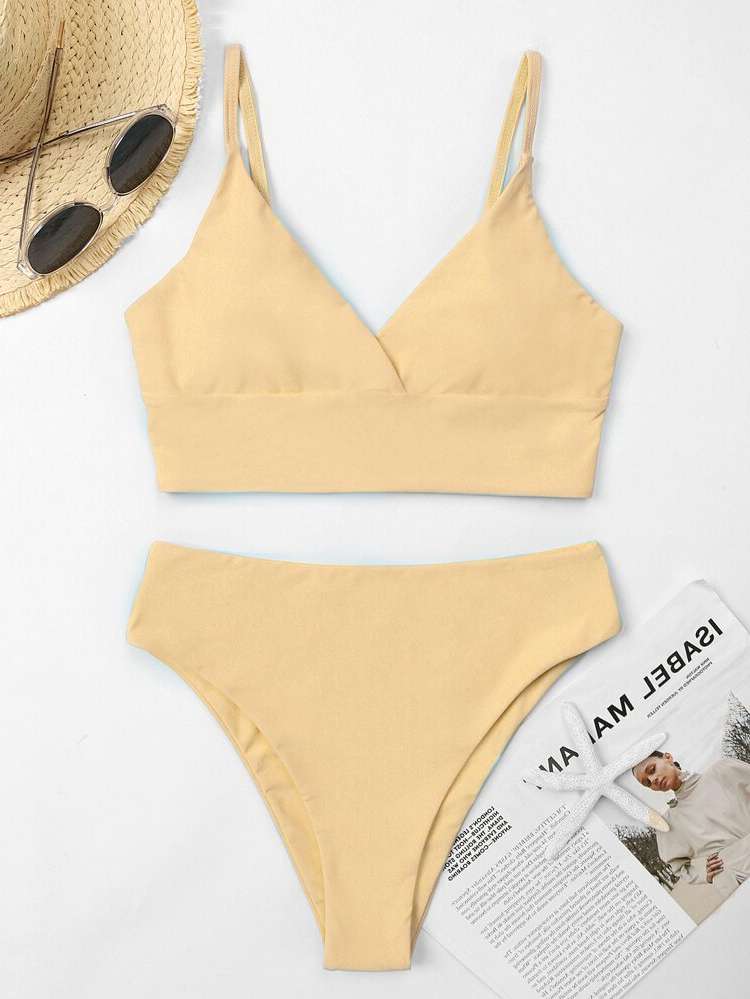  Casual Apricot Women Beachwear 1990