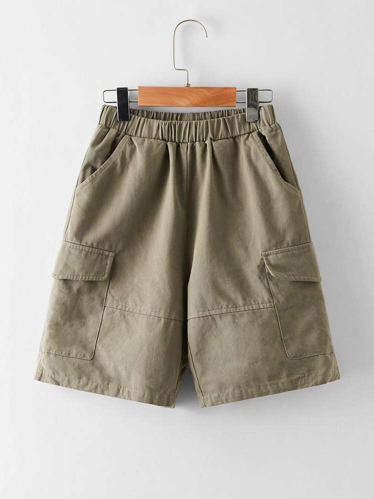  Army Green Casual Kids Clothing 7529