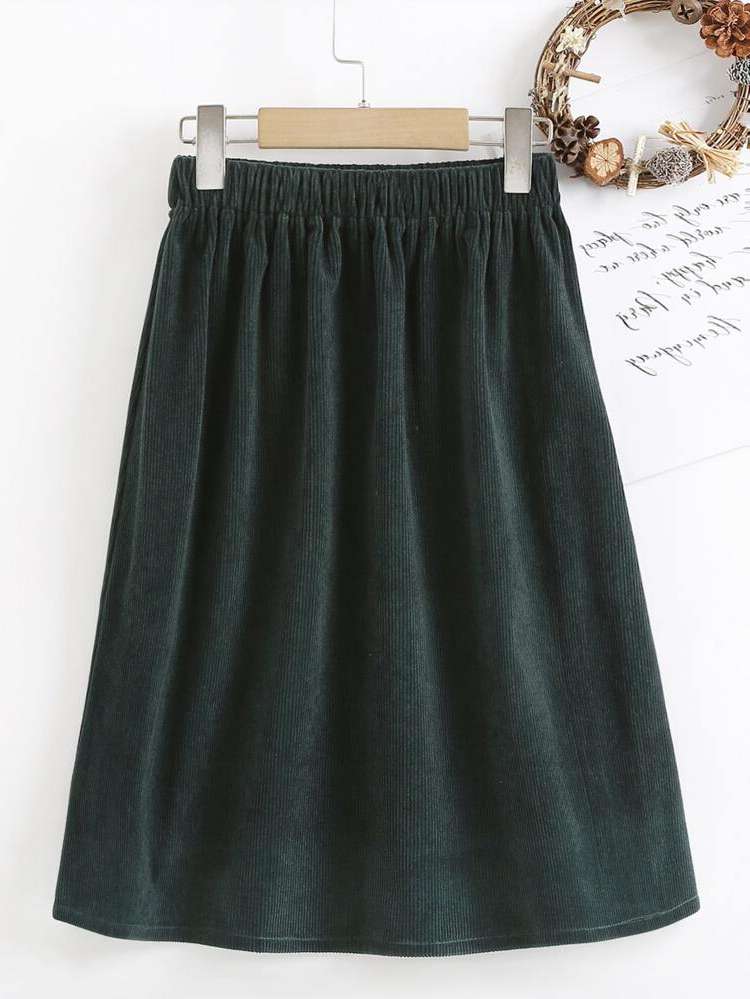  Plain Casual Girls Skirts 9227