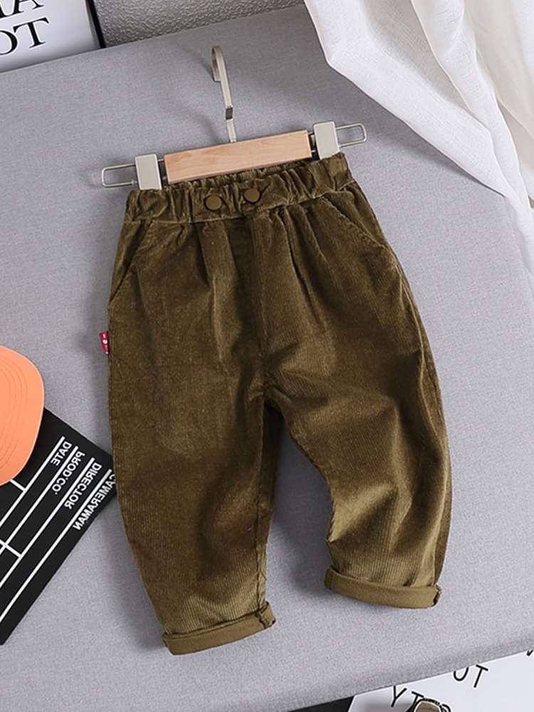  Army Green Long Toddler Boys Clothing 6451