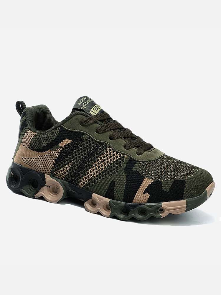 Camo  Army Green Men Shoes 312