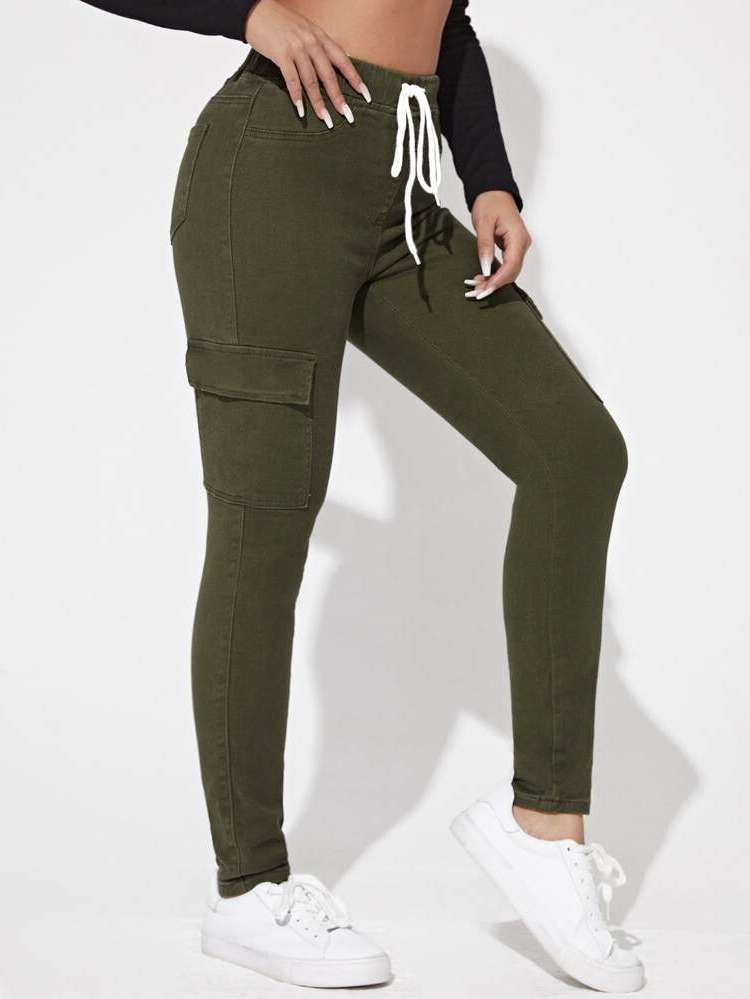 Plain  Skinny Women Jeans 1785