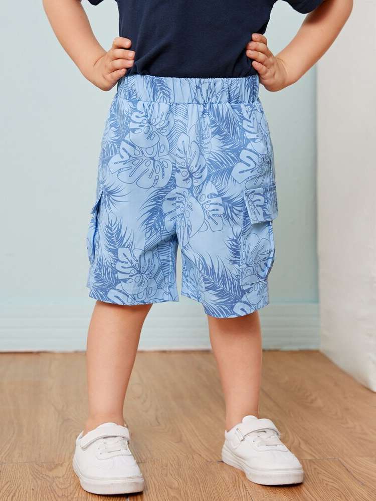 Baby Blue Pocket Regular Fit Toddler Boys Clothing 2899