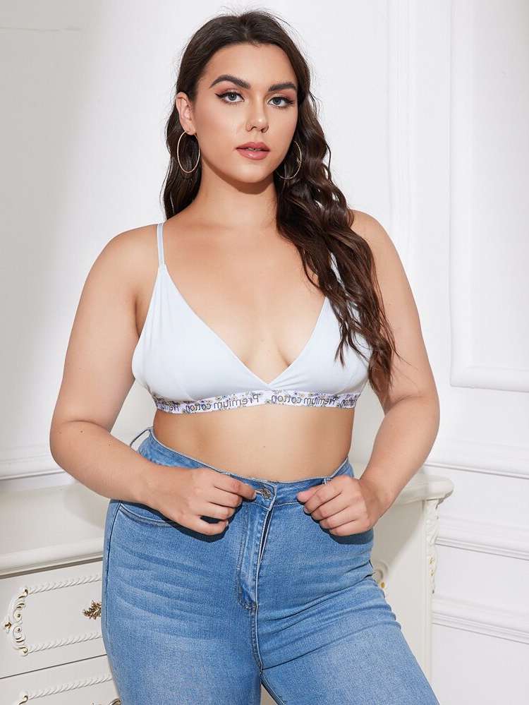  Criss Cross Plus Size Bras  Bralettes 9043