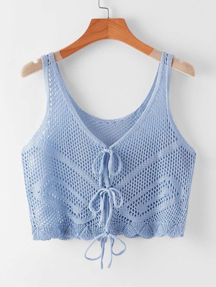 Baby Blue Sleeveless V neck Women Clothing 3546