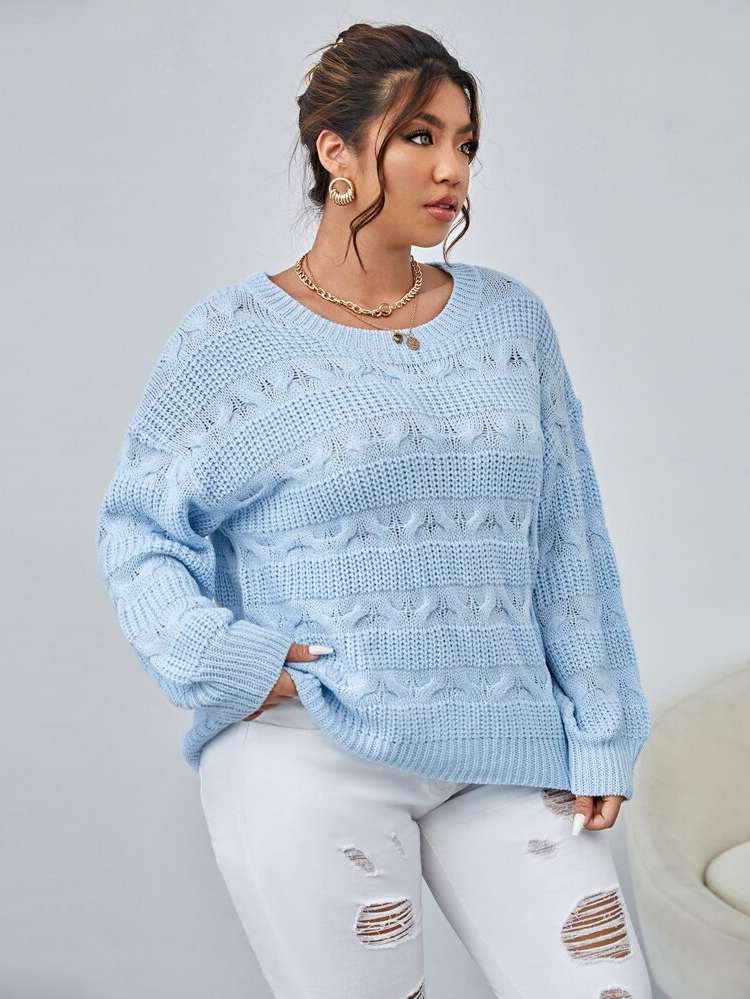 Casual Regular Fit Regular Plus Size Sweaters 949