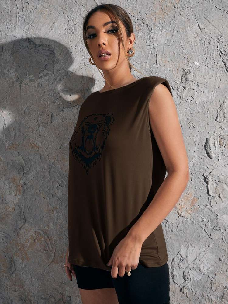  Animal  Women Tops, Blouses  Tee 3305