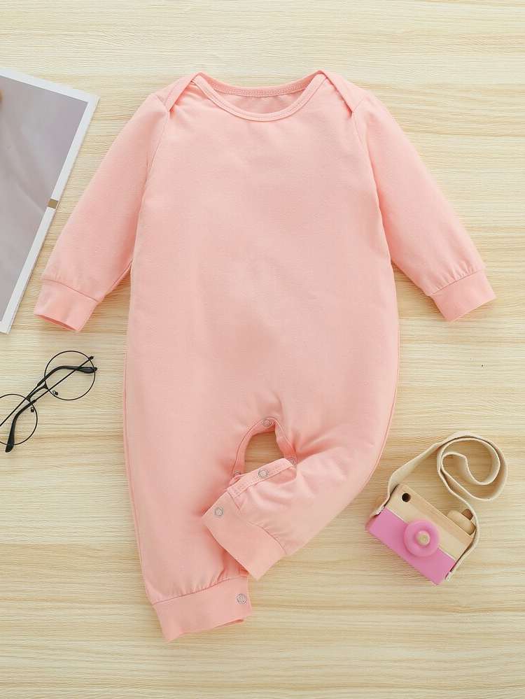 Long Sleeve Baby Pink Casual Baby Clothing 3235