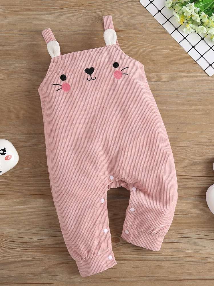  Straps Embroidery Cartoon Baby Clothing 3704