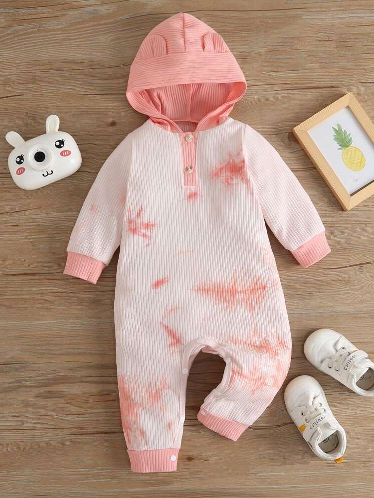  Cute Long Sleeve Button Baby Clothing 259