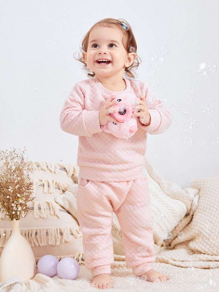 Casual Regular Fit Long Sleeve Baby Sets 8647