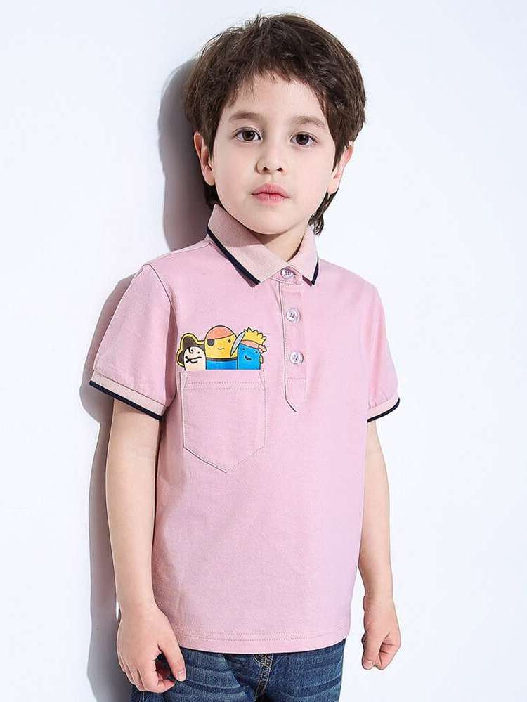 Striped  Regular Fit Boys T-Shirts 458