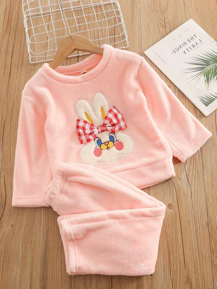  Cute Embroidery Long Sleeve Toddler Girls Clothing 3644