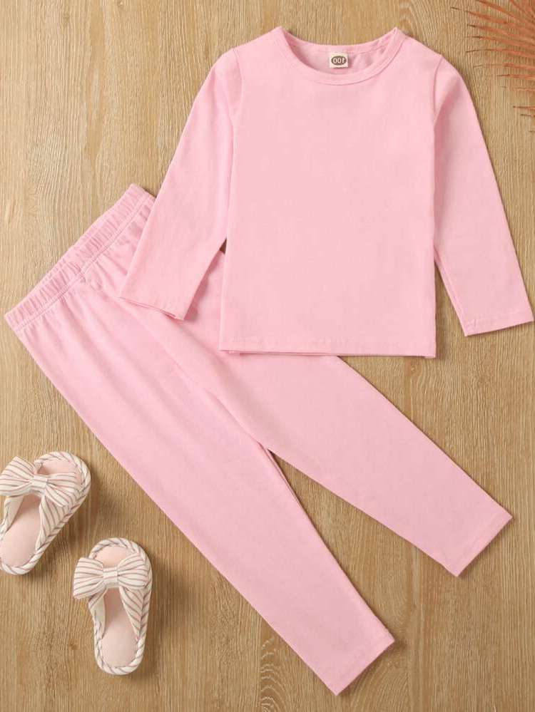  Casual Regular Fit Long Sleeve Toddler Girls Clothing 2125