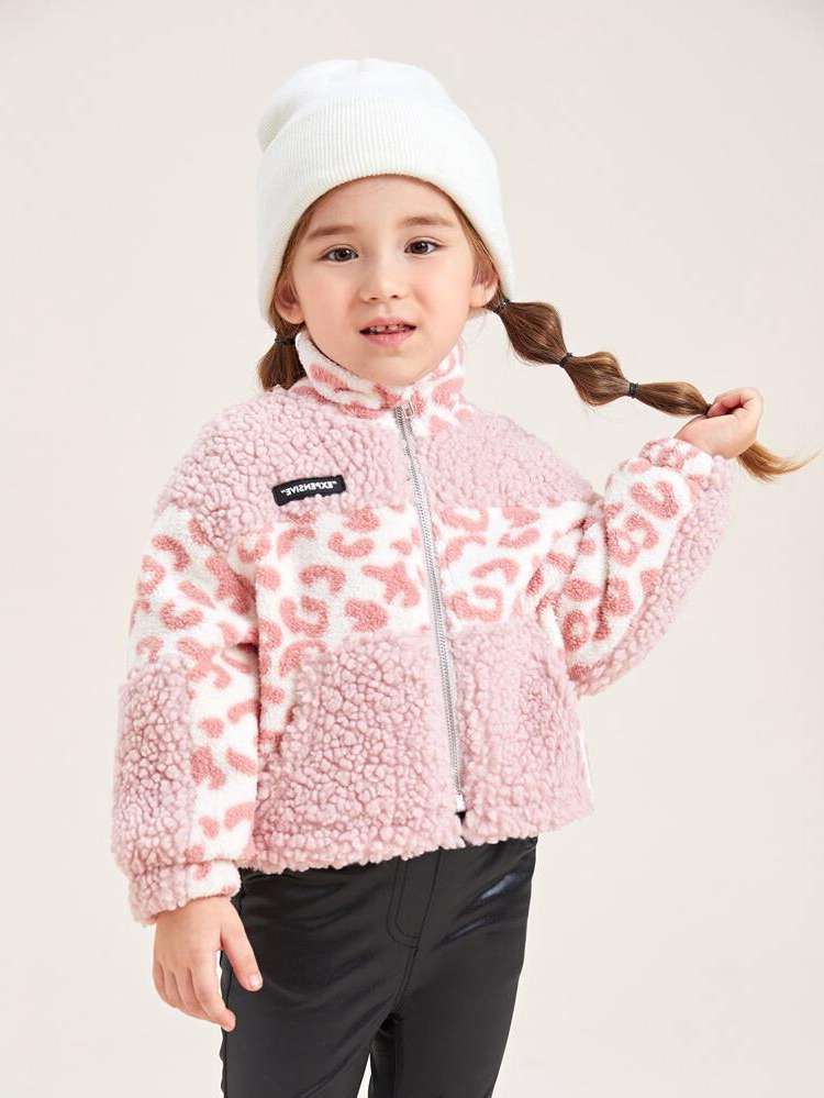 High Neck Regular Regular Fit Baby Pink Toddler Girls Clothing 9729