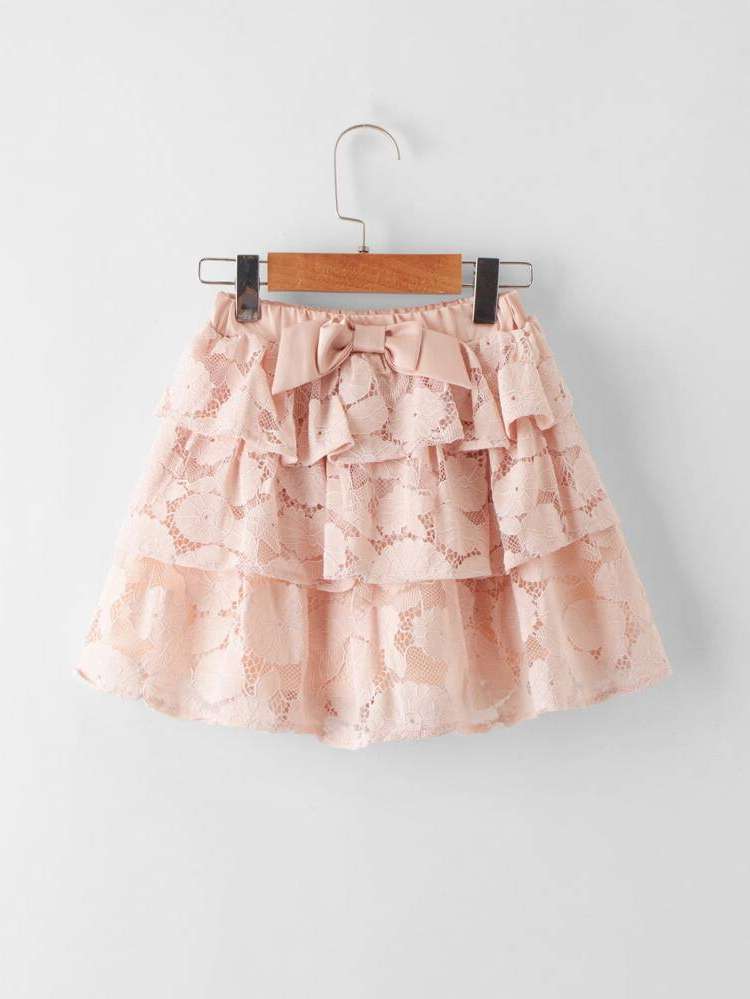 Short  Baby Pink Toddler Girls Clothing 6612