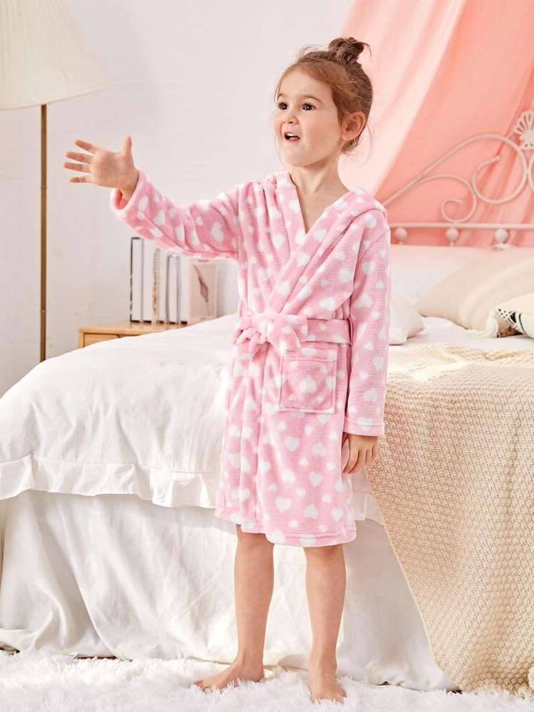 Long Sleeve Heart  Underwear  Sleepwear 7334