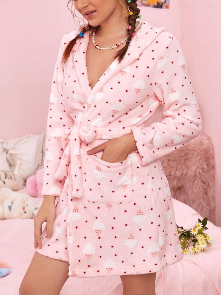 Baby Pink Long Sleeve Underwear  Sleepwear 8143