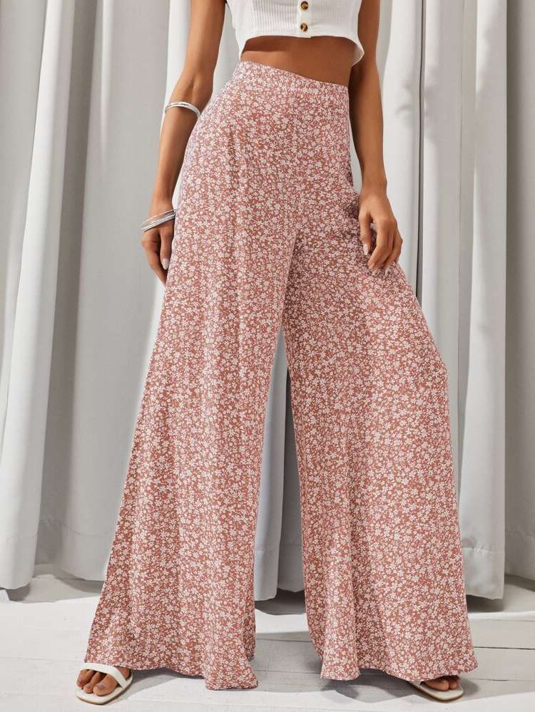 Baby Pink  Long Women Pants 5743