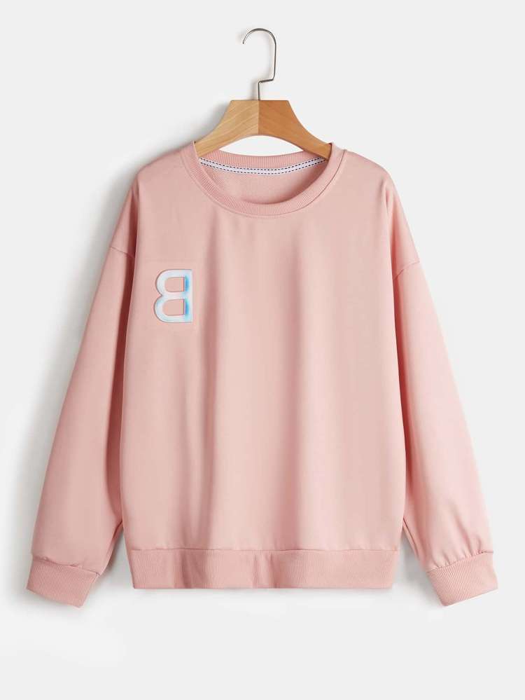  Long Sleeve Letter Women Sweatshirts 2499