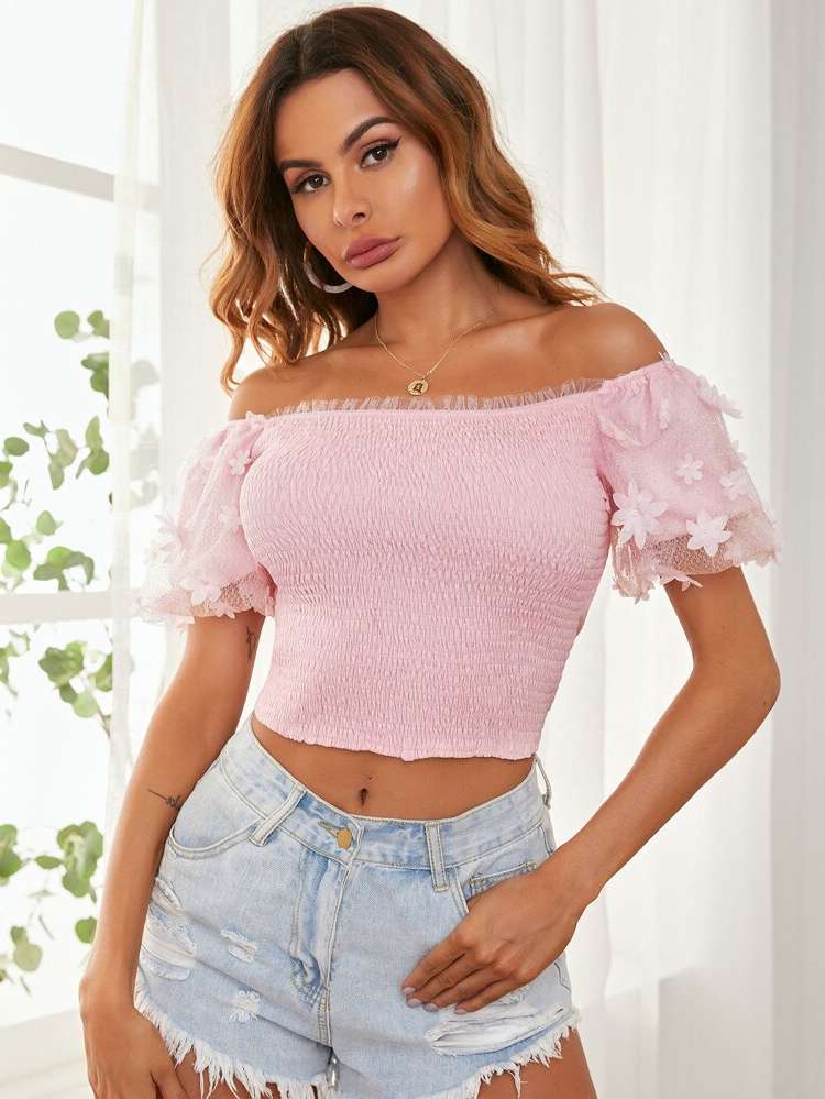  Boho Off the Shoulder Women Tops, Blouses  Tee 8334